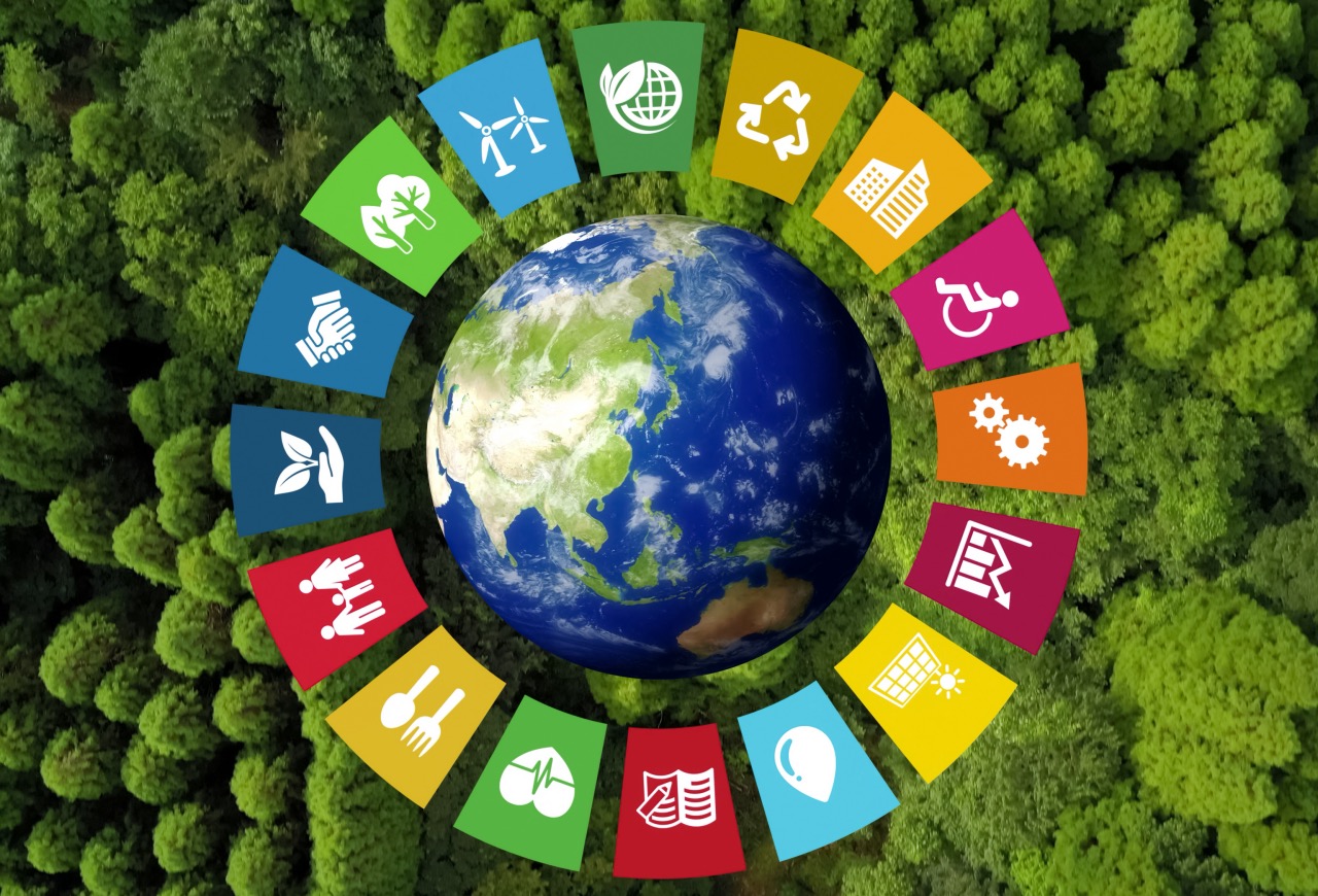 environmental technology concept. sustainable development goals. sdgs.